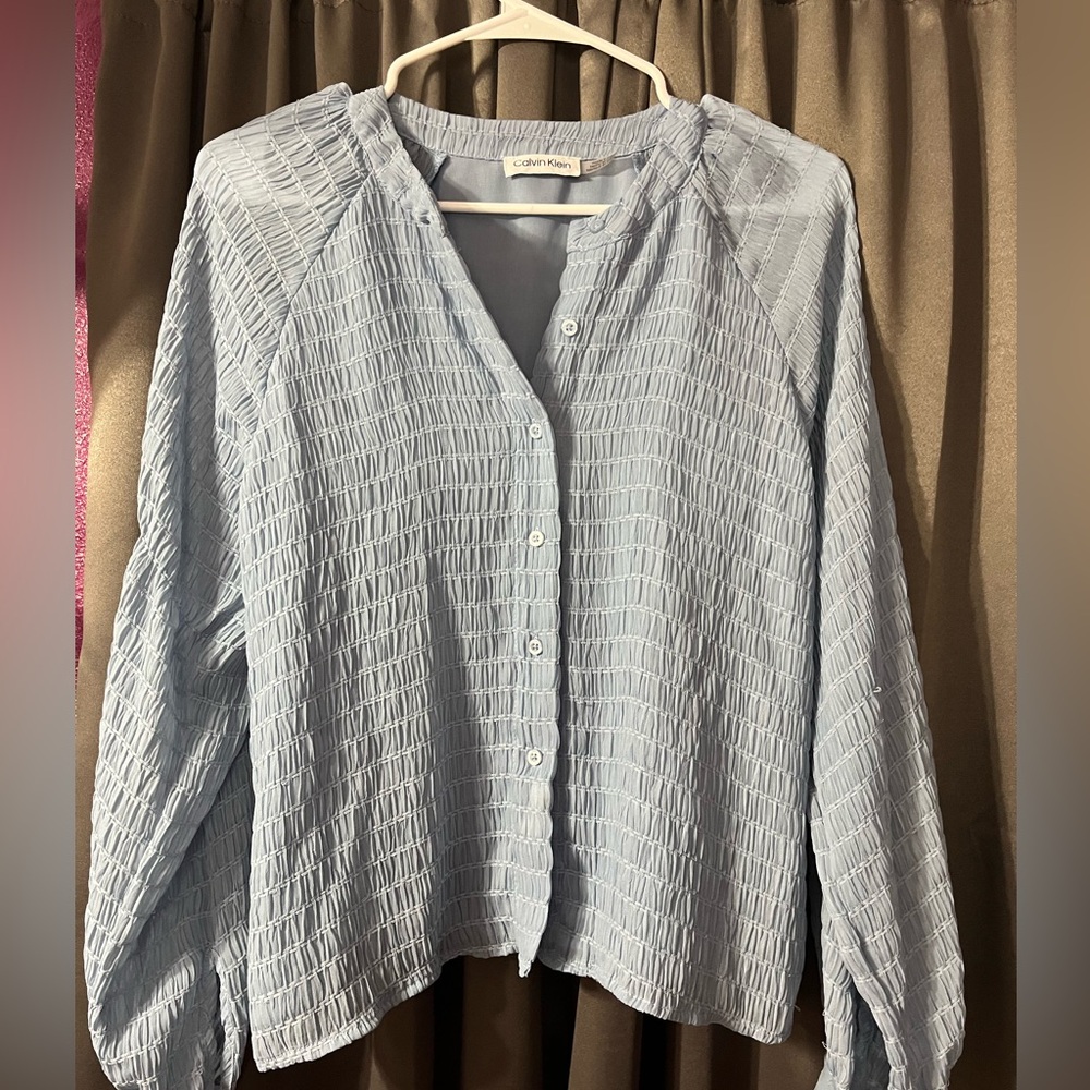 Light blue Calvin Klein Blouse